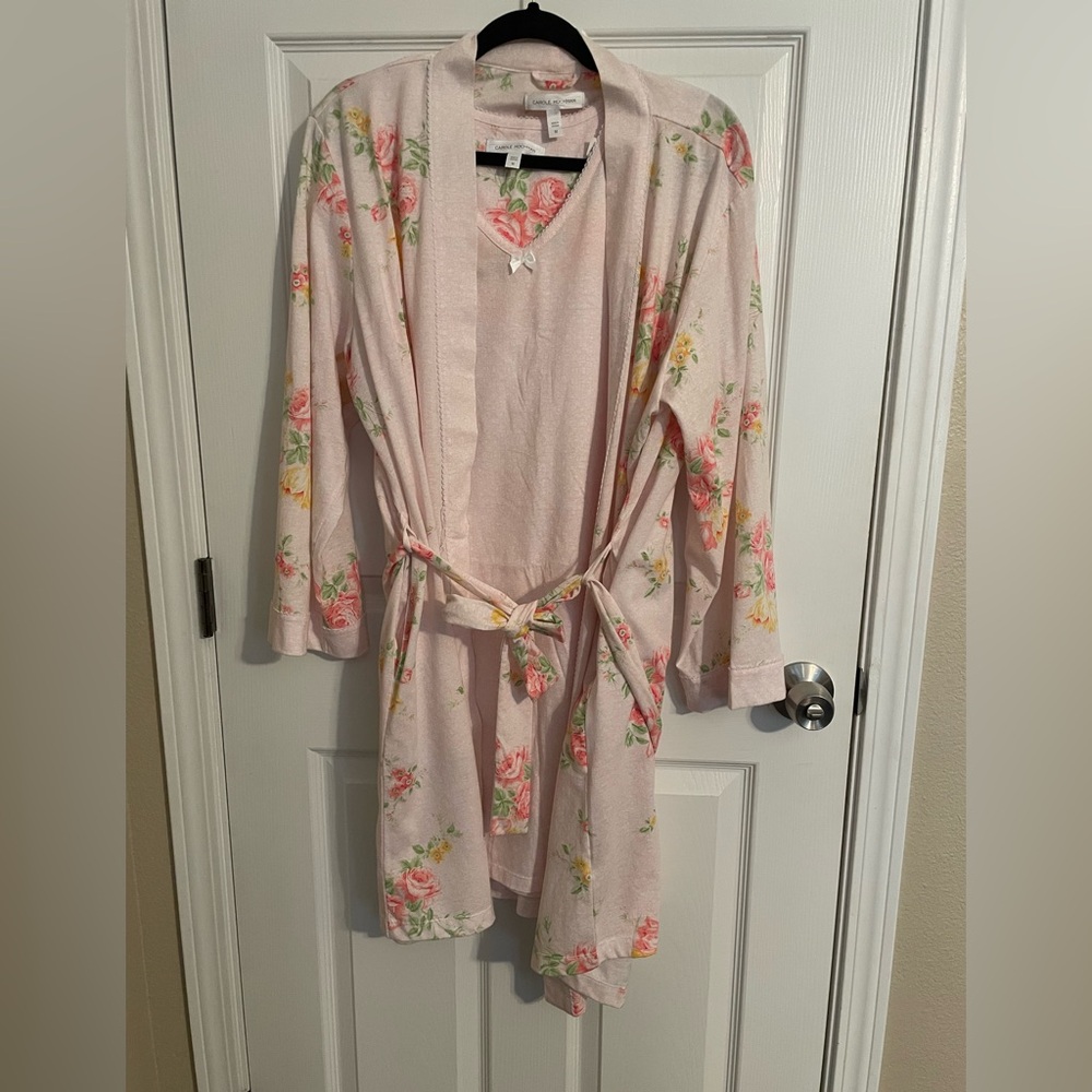 Midnight by Carole Hochman Floral Pink Nightwear